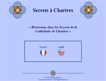 Tablet Screenshot of chartressecrets.org